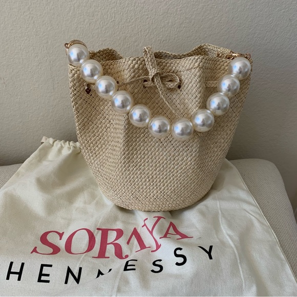 Straw bucket bag - Picture 6 of 8